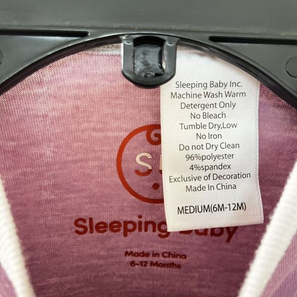 Sleeping Baby Purple Zipadee-Zip Swaddle Sleep Sack Transition Medium 6-12M - Picture 7 of 13